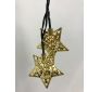 Golden Star Solar String Lights